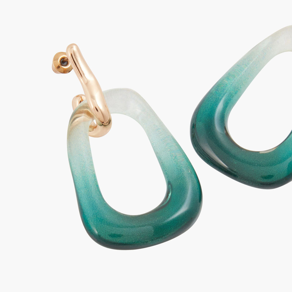 Boucles d'oreilles en acrylique Scultured Glass