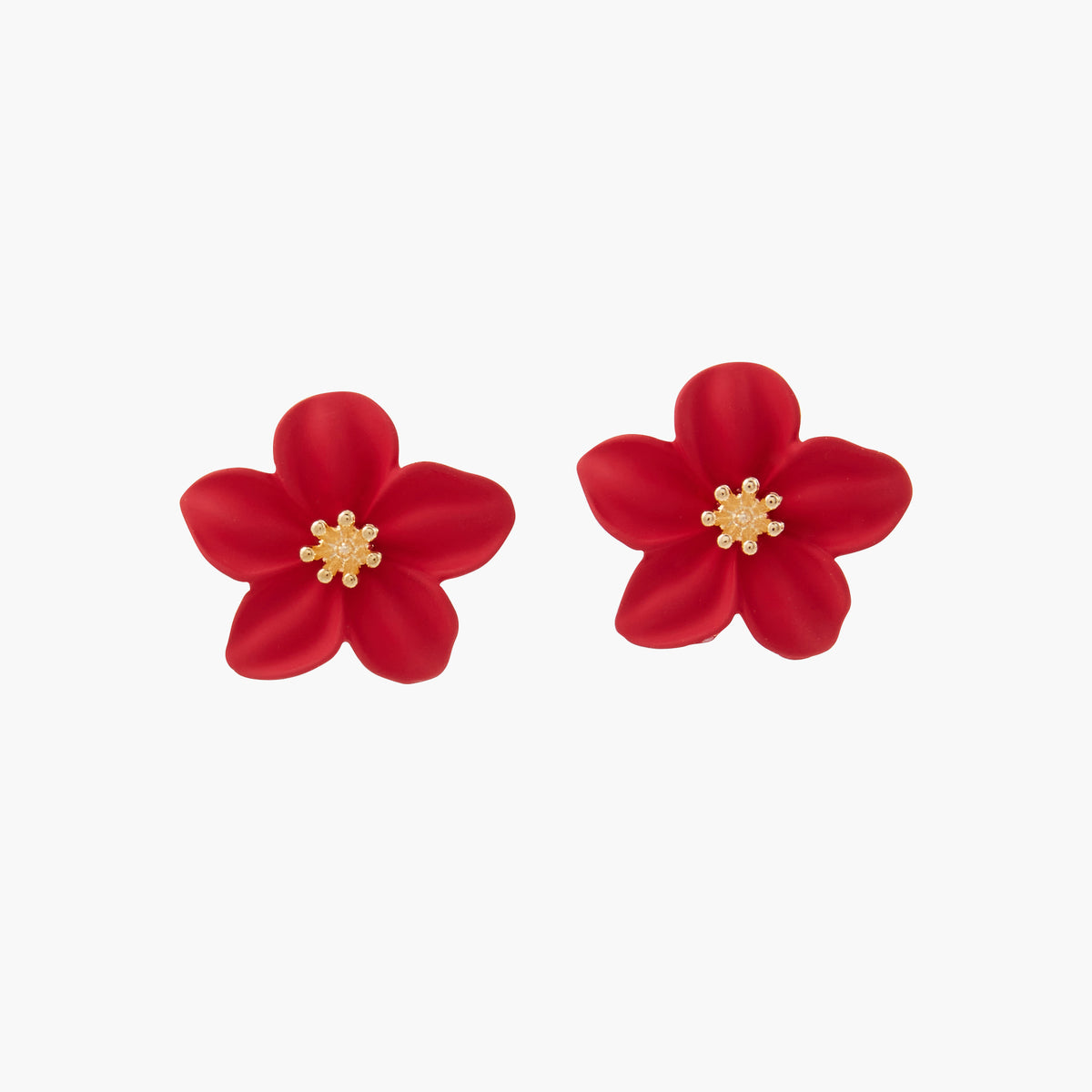 Boucles d'oreilles fleur à clip