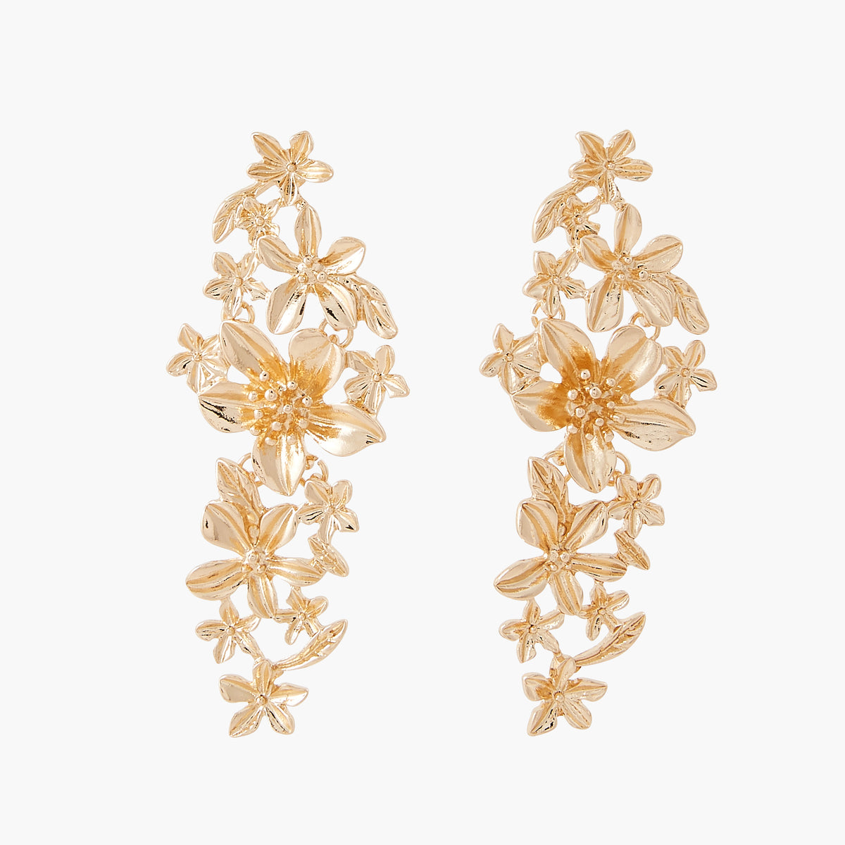 Boucles d'oreilles multi fleurs