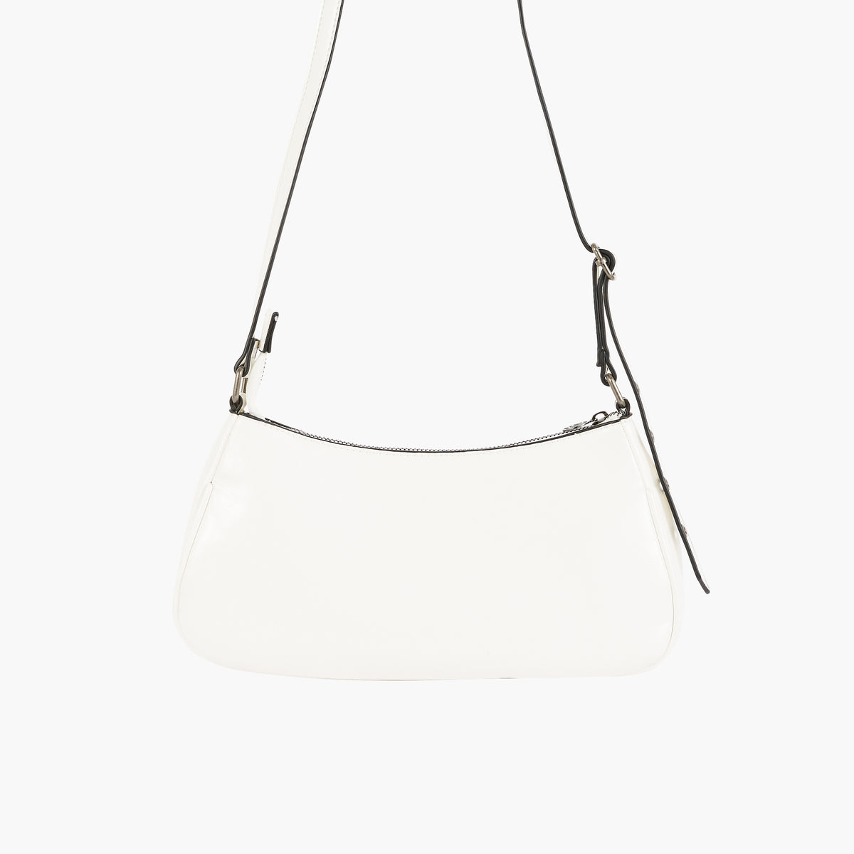 Sac baguette clouté - blanc