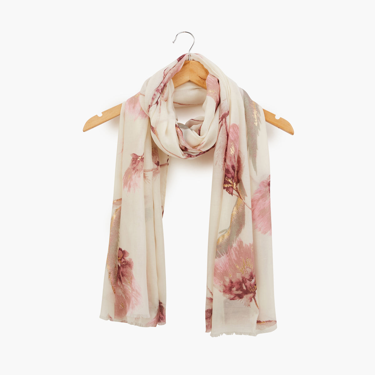 Foulard avec motif floral