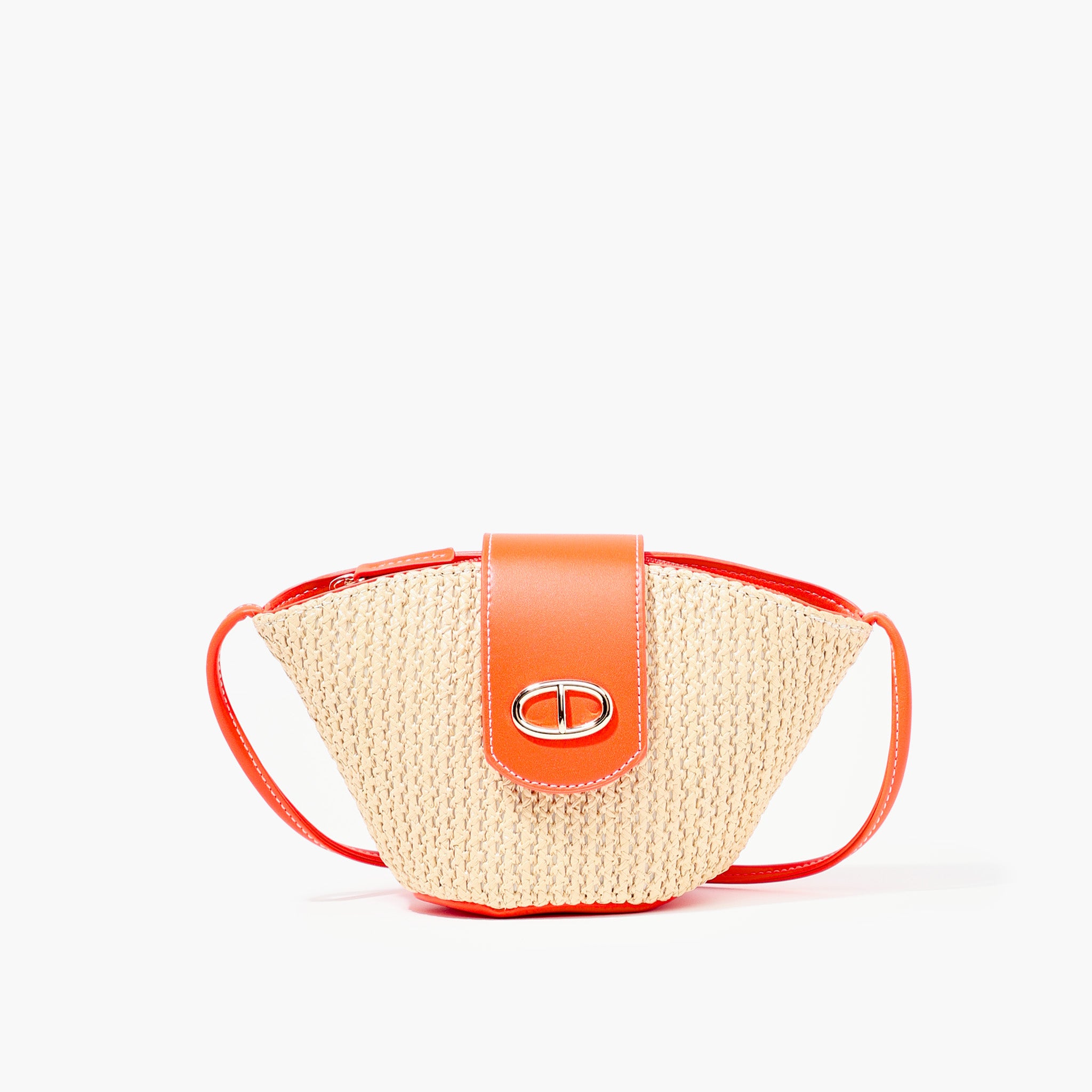 Petit panier à bandoulière - orange