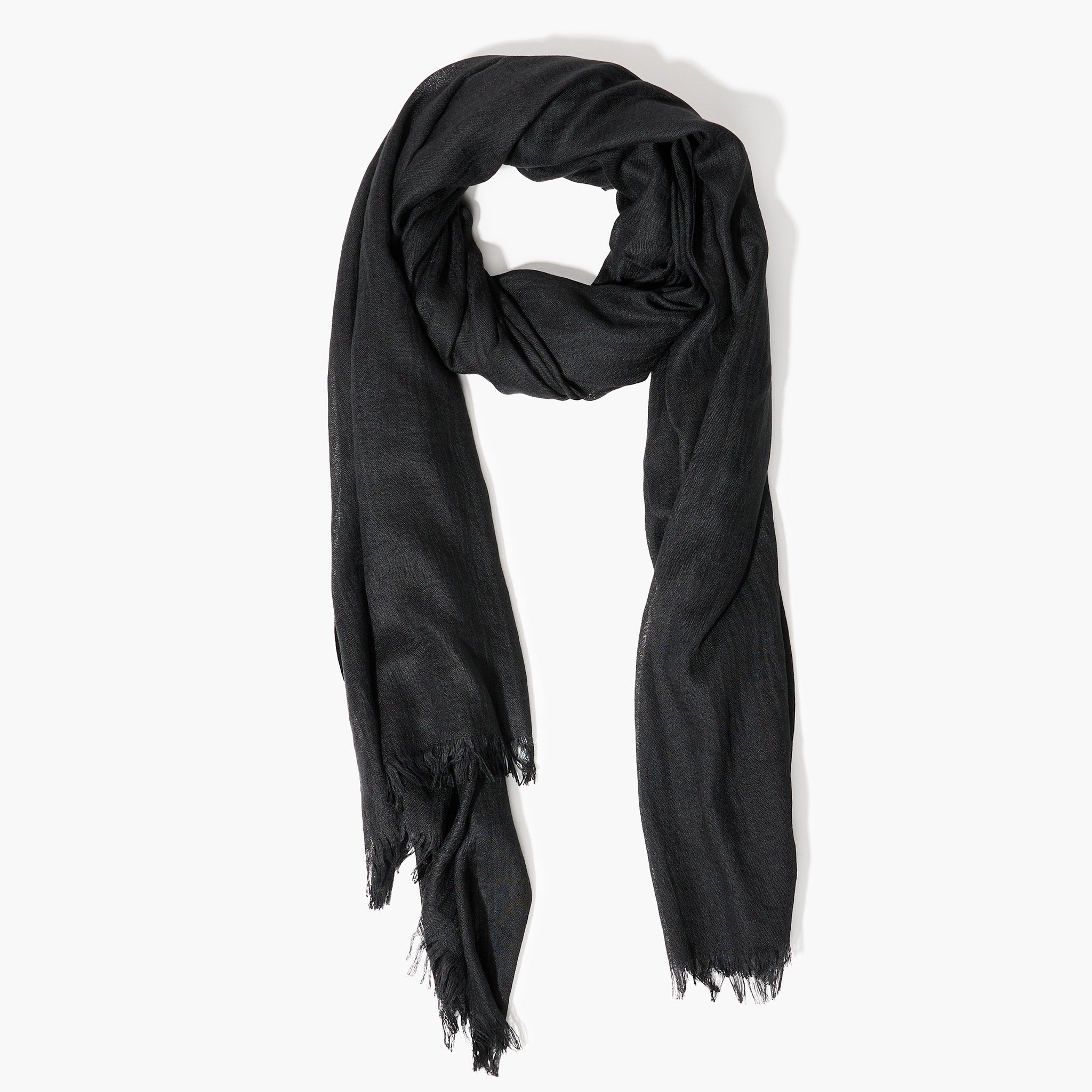 Foulard uni - noir