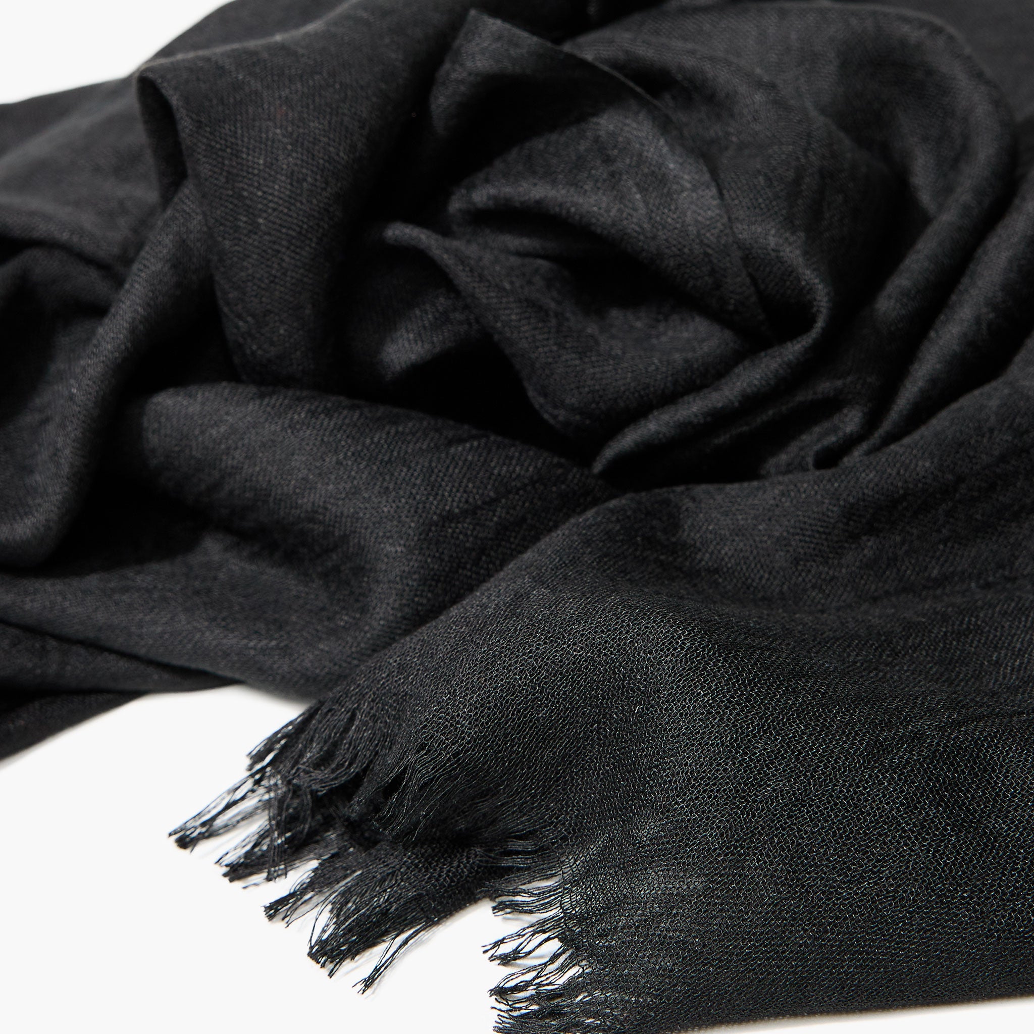 Foulard uni - noir