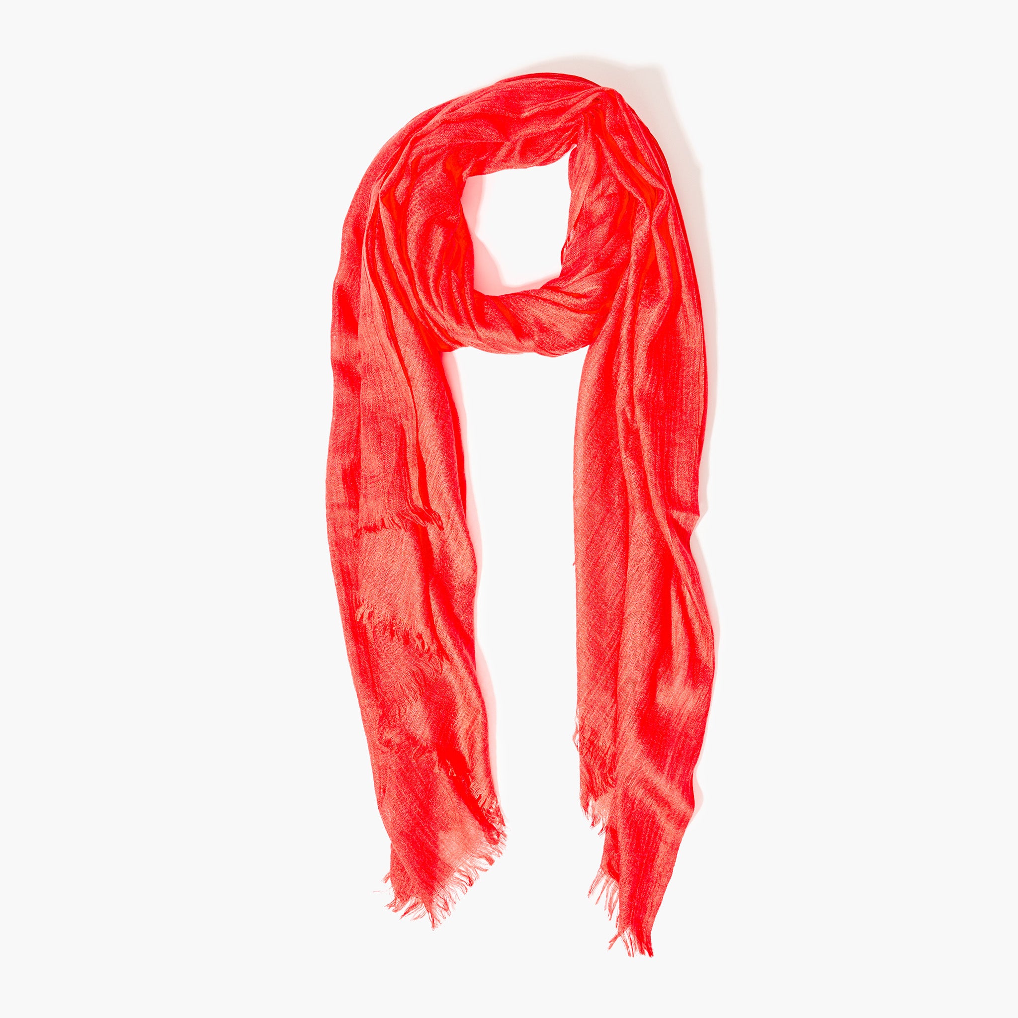 Foulard uni - rouge