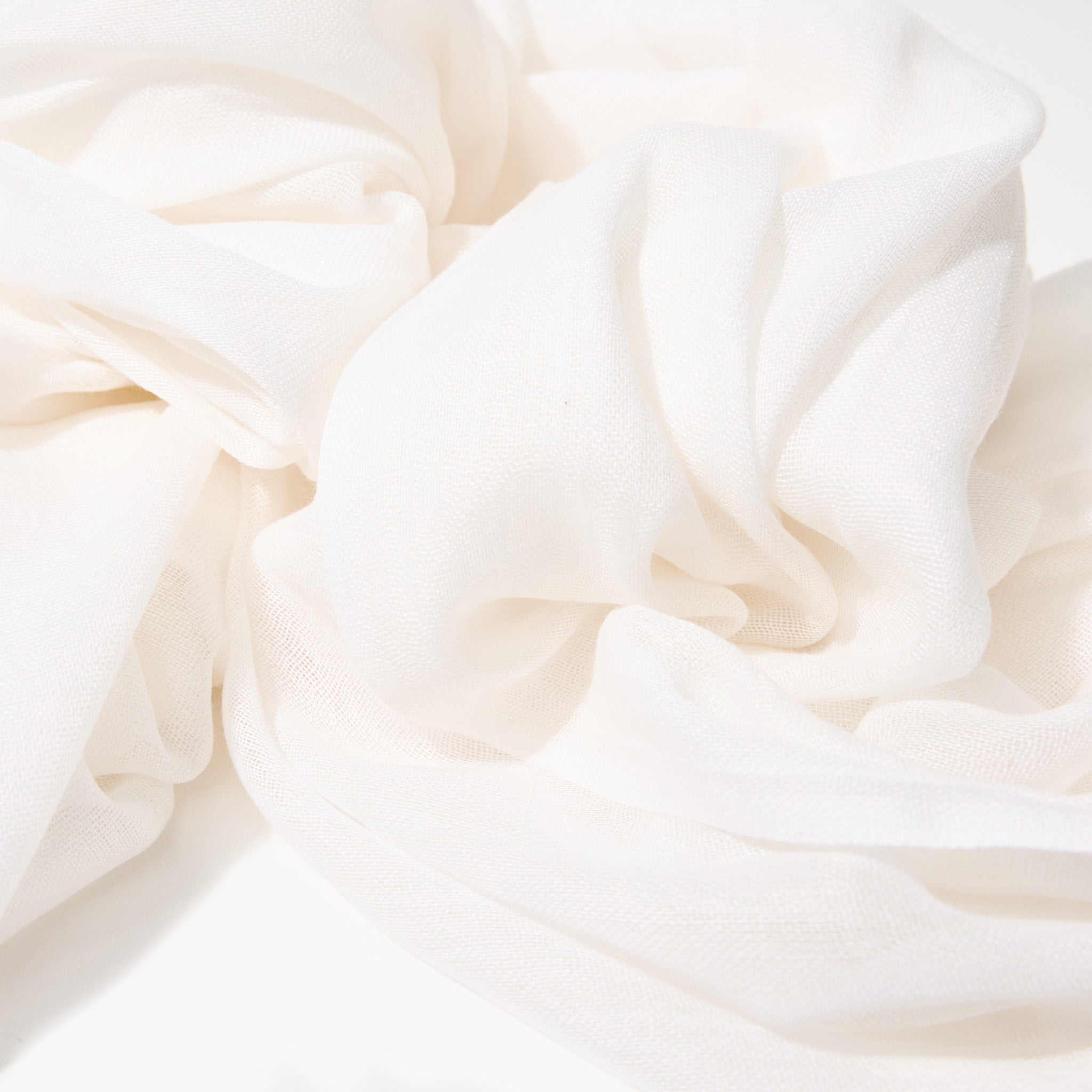 Foulard uni blanc