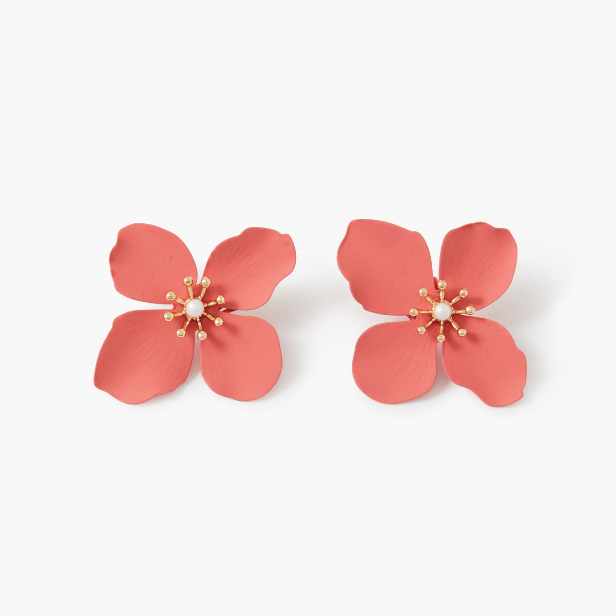 Clips d'oreilles fleurs