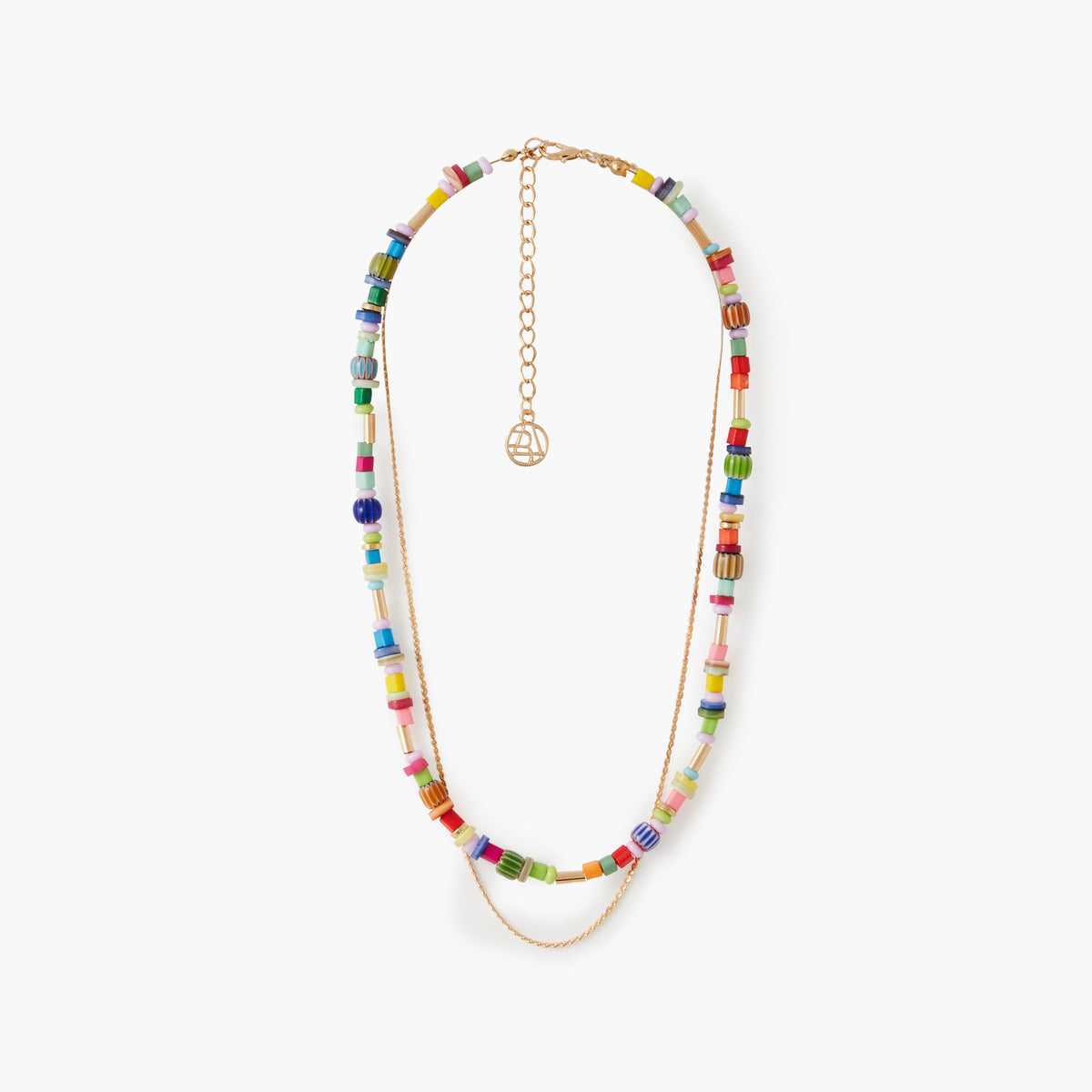 Collier multi perles fantaisies