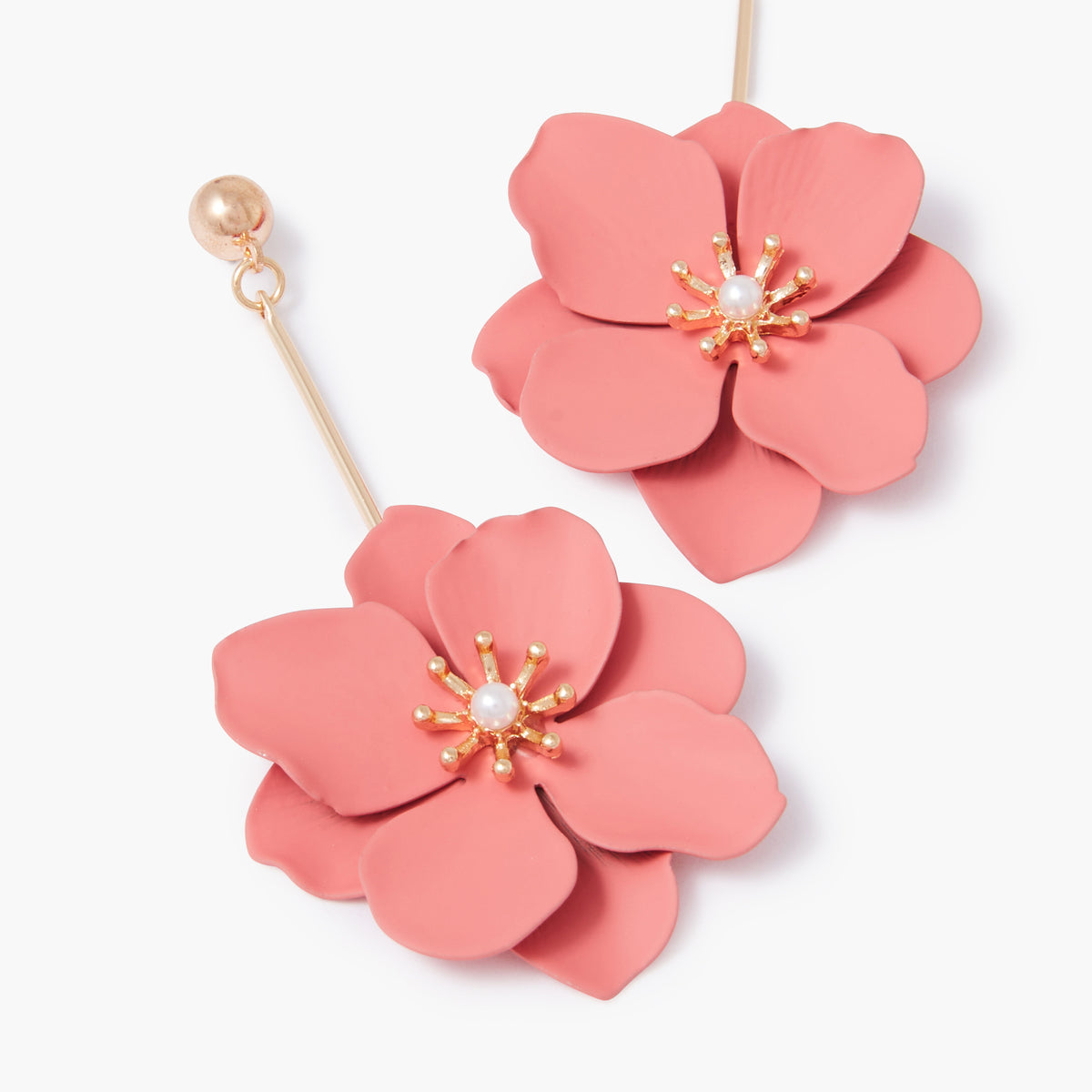 Boucles d'oreilles Coquelicot