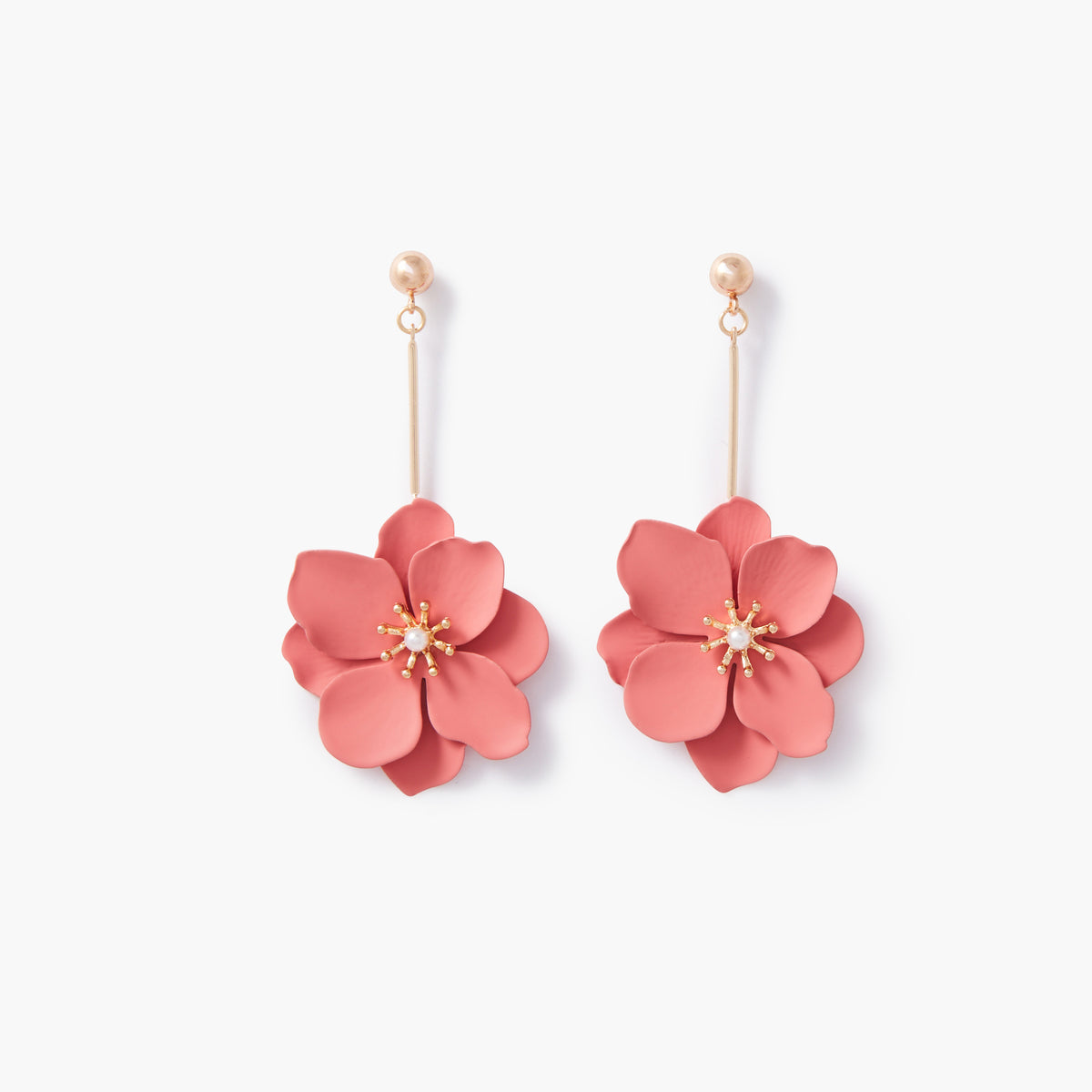 Boucles d'oreilles Coquelicot