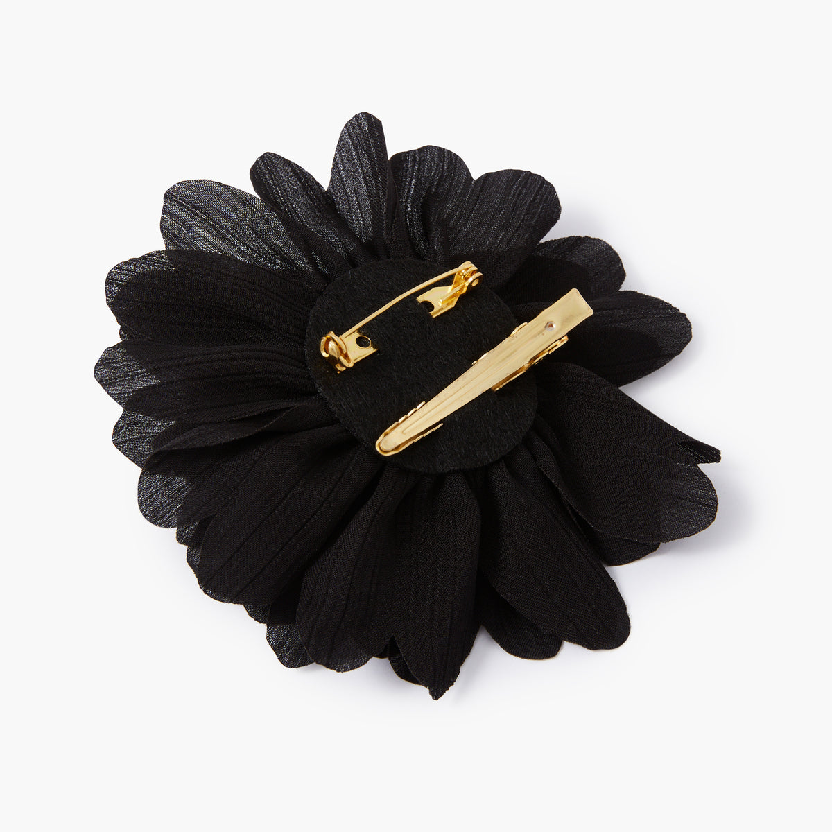 Broche fleur en tissu