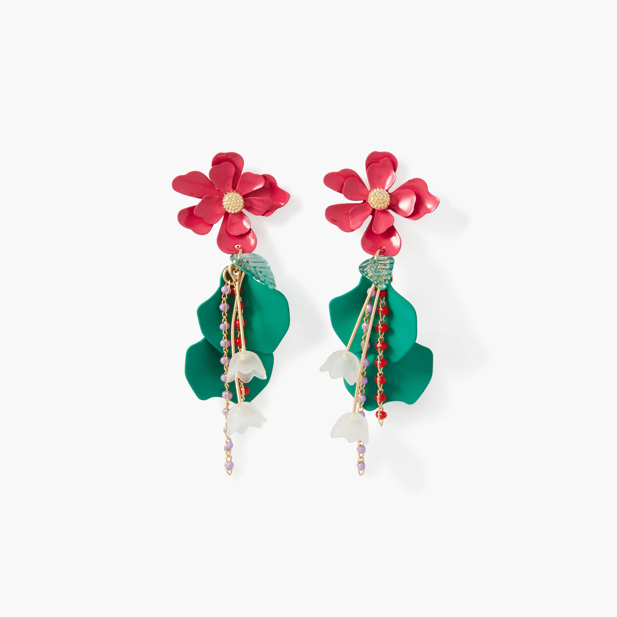 Boucles d'oreilles fleurs