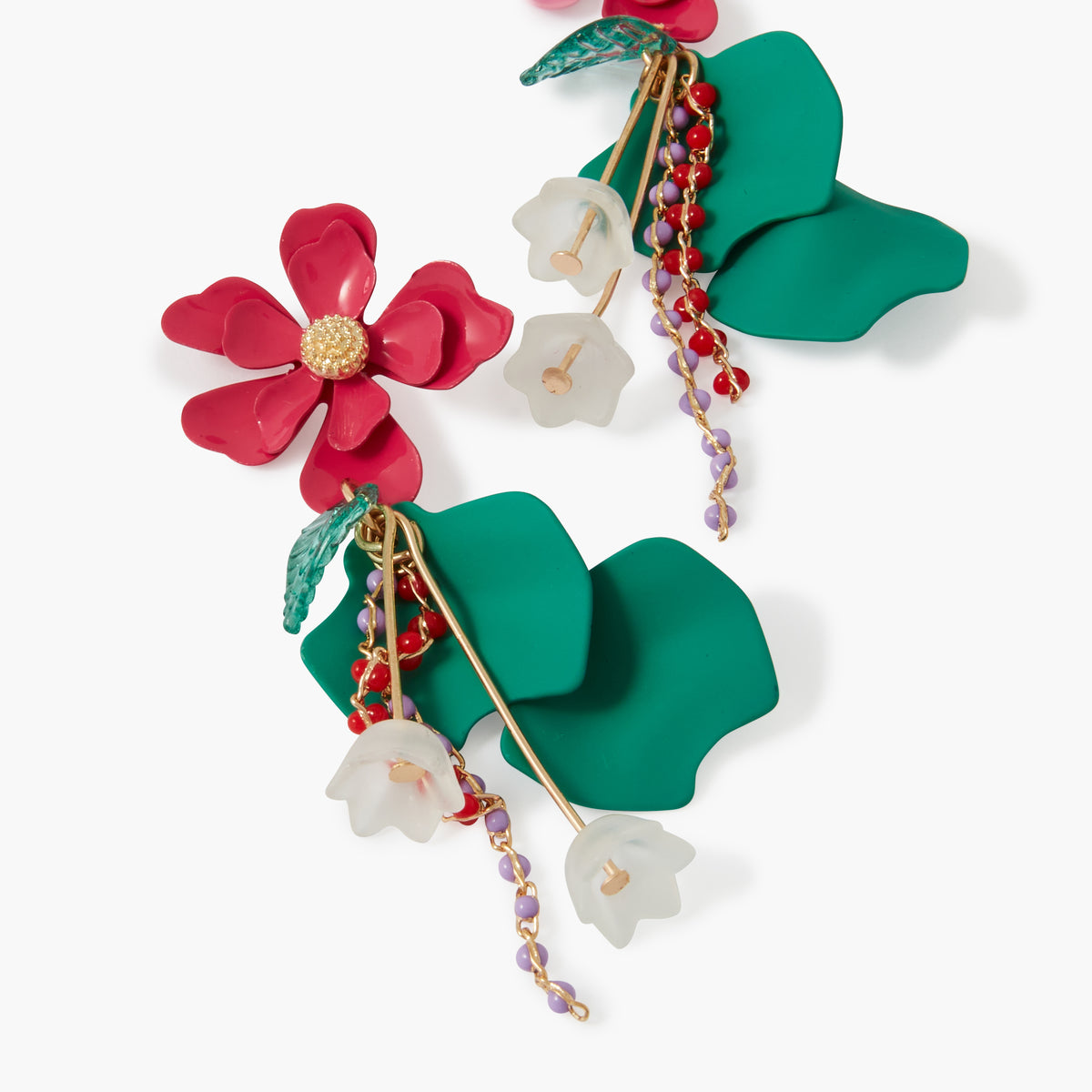 Boucles d'oreilles fleurs