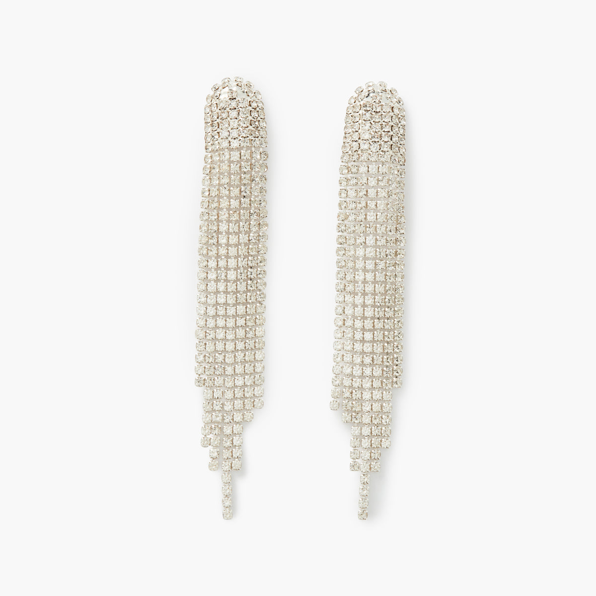 Boucles d'oreilles longues à strass