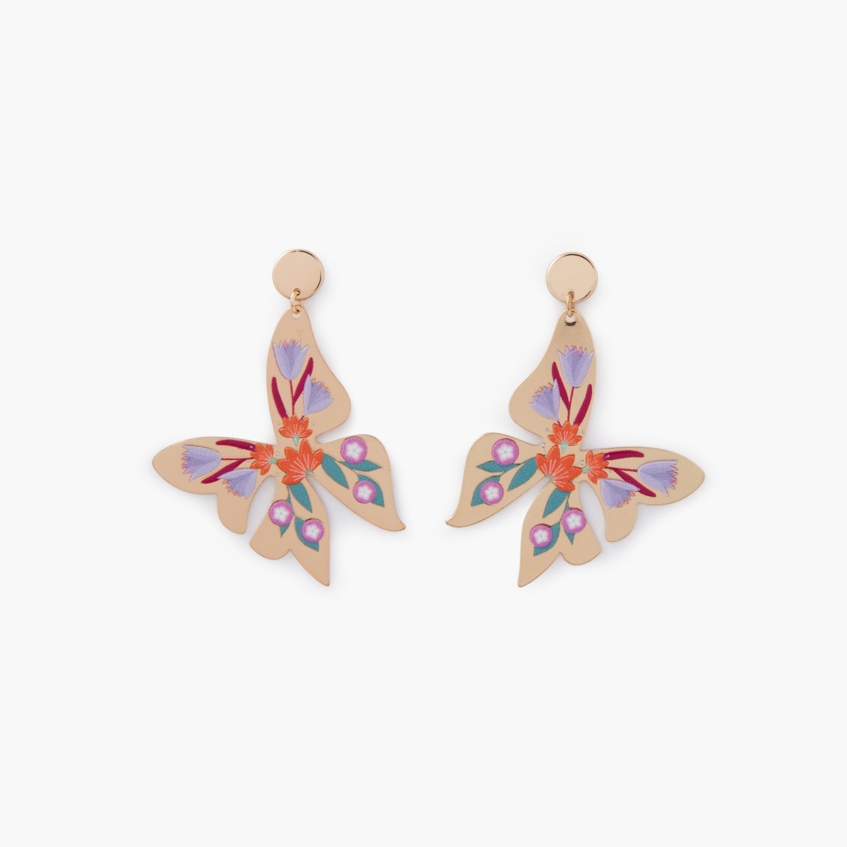 Boucles d'oreilles papillons