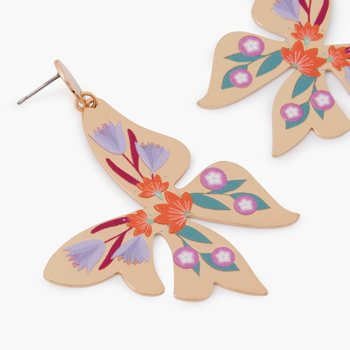 Boucles d'oreilles papillons