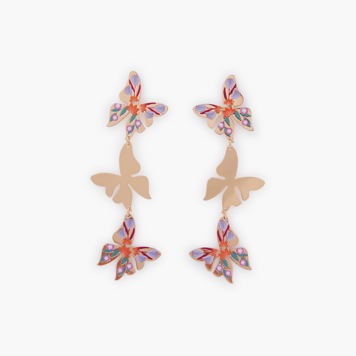 Boucles d'oreilles Papillons