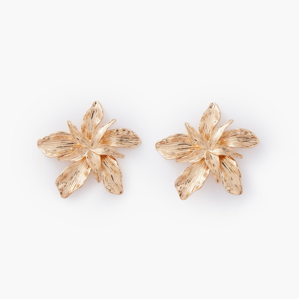 Boucles d'oreilles grandes fleurs