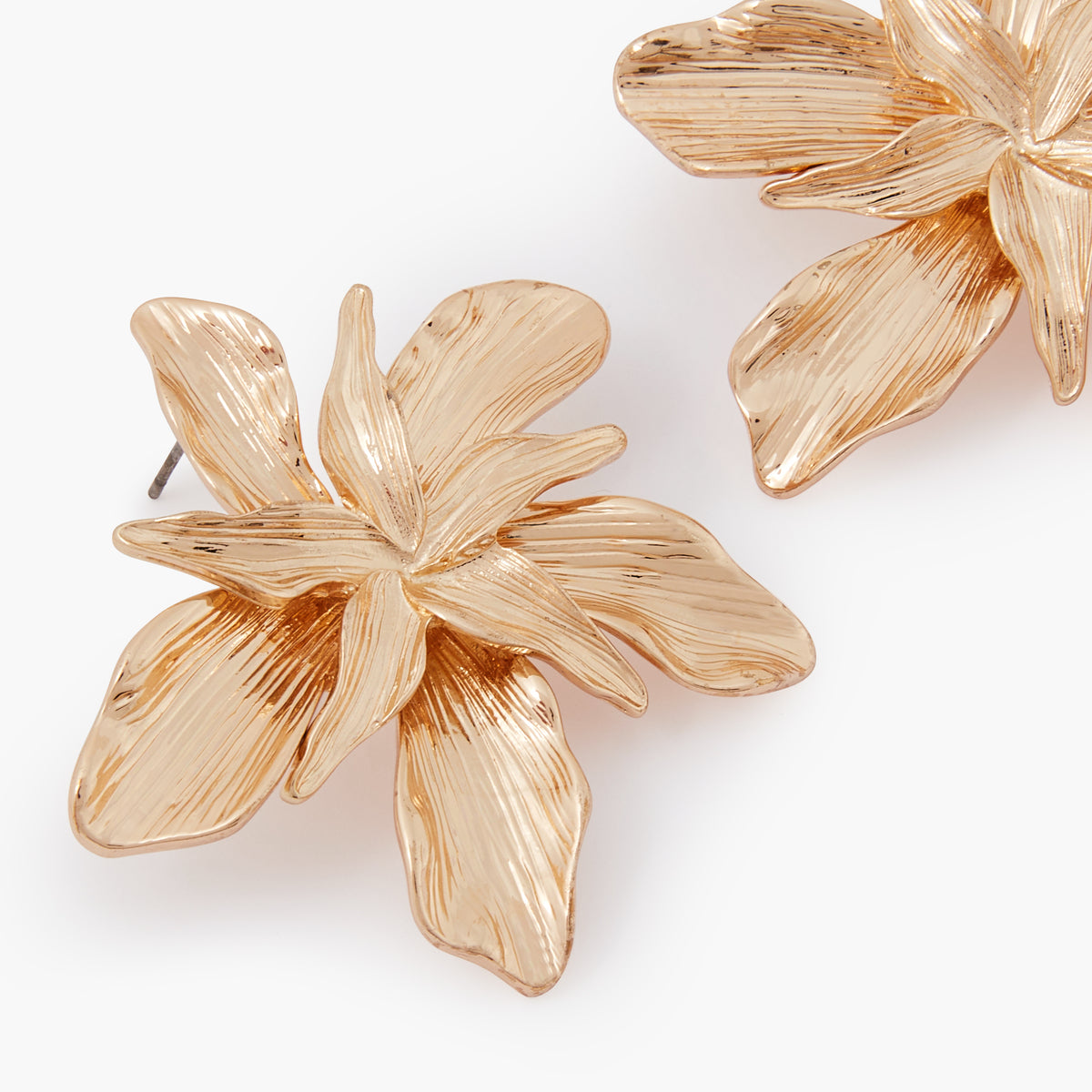 Boucles d'oreilles grandes fleurs