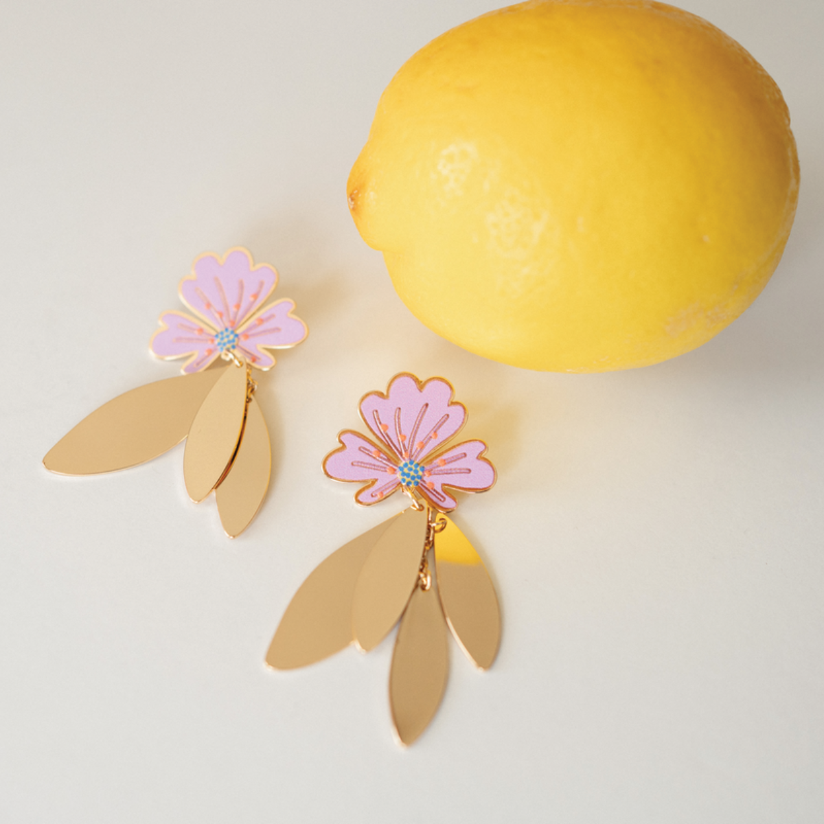 Boucles d'oreilles fleurs