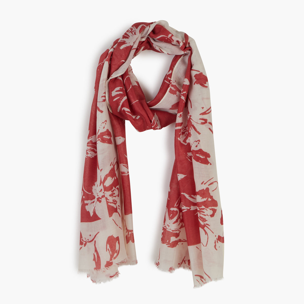 Foulard imprimé floral