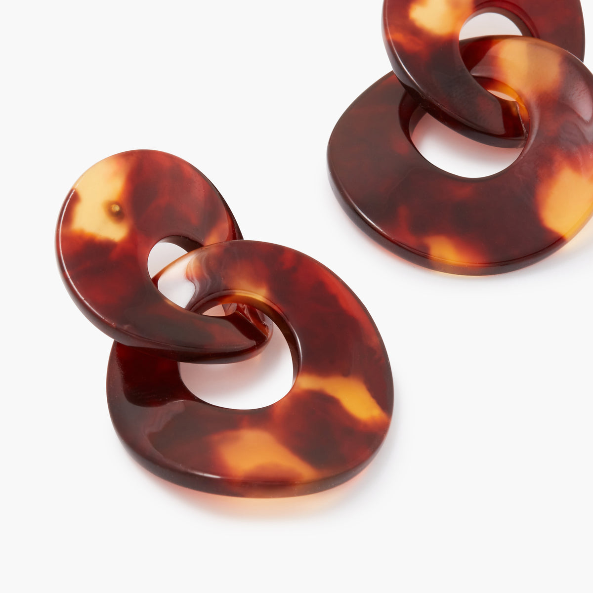 Boucles d'oreilles doubles cercles