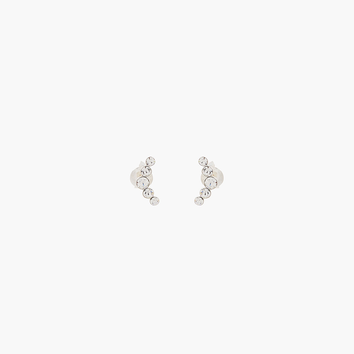 Boucles d'oreilles strass Argent Garanti