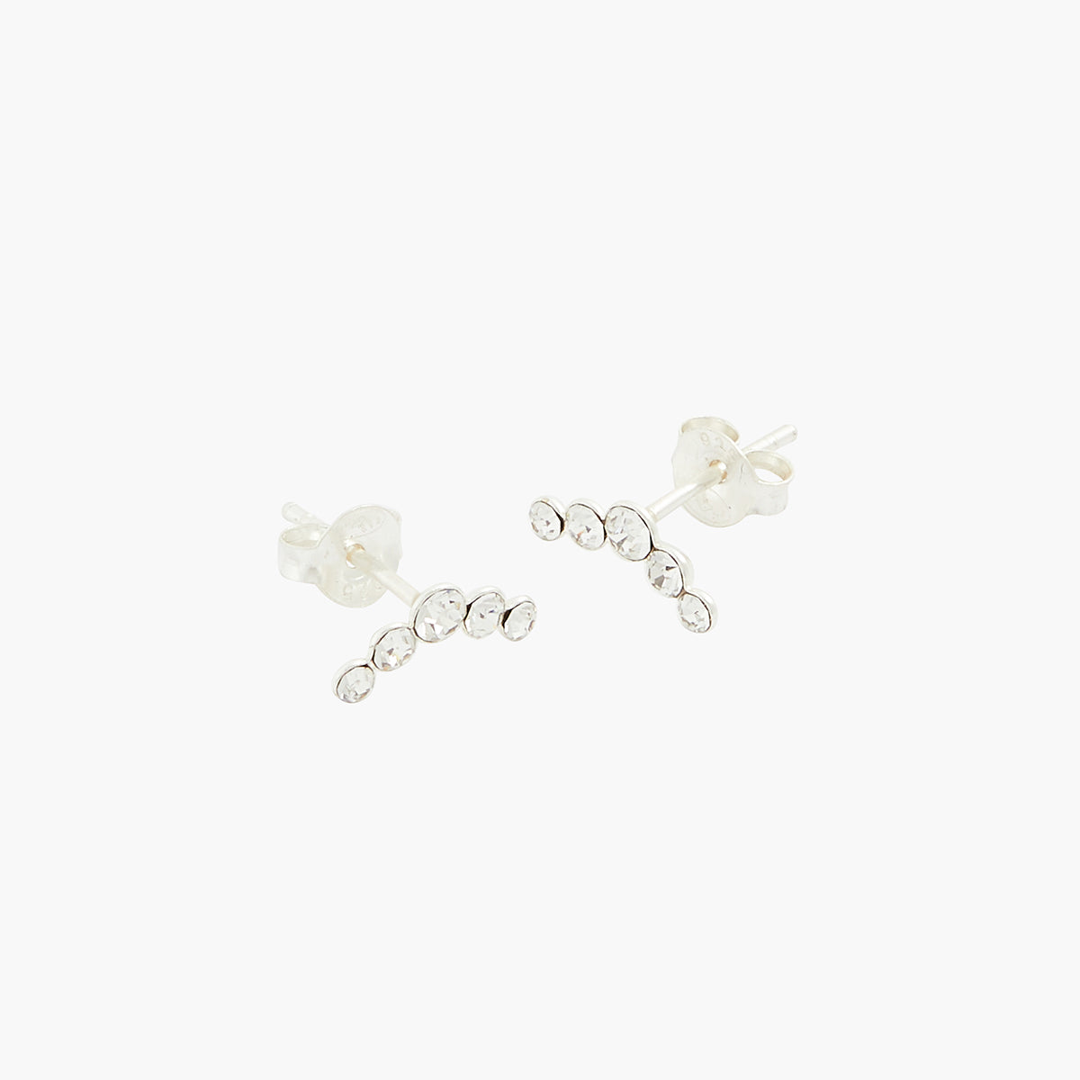 Boucles d'oreilles strass Argent Garanti