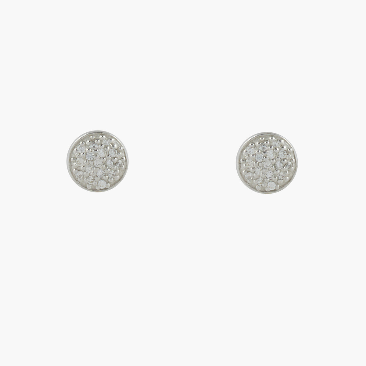 Puces d'oreilles strass Argent Garanti Silver Idol