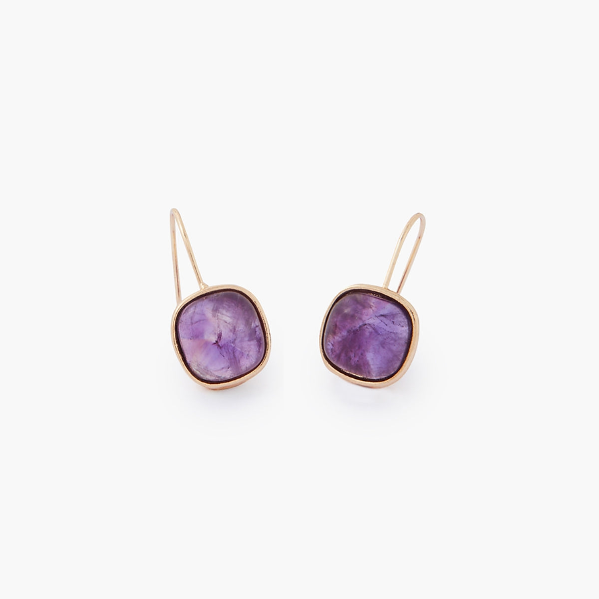 Boucles d'oreilles pierre d'Amethyste