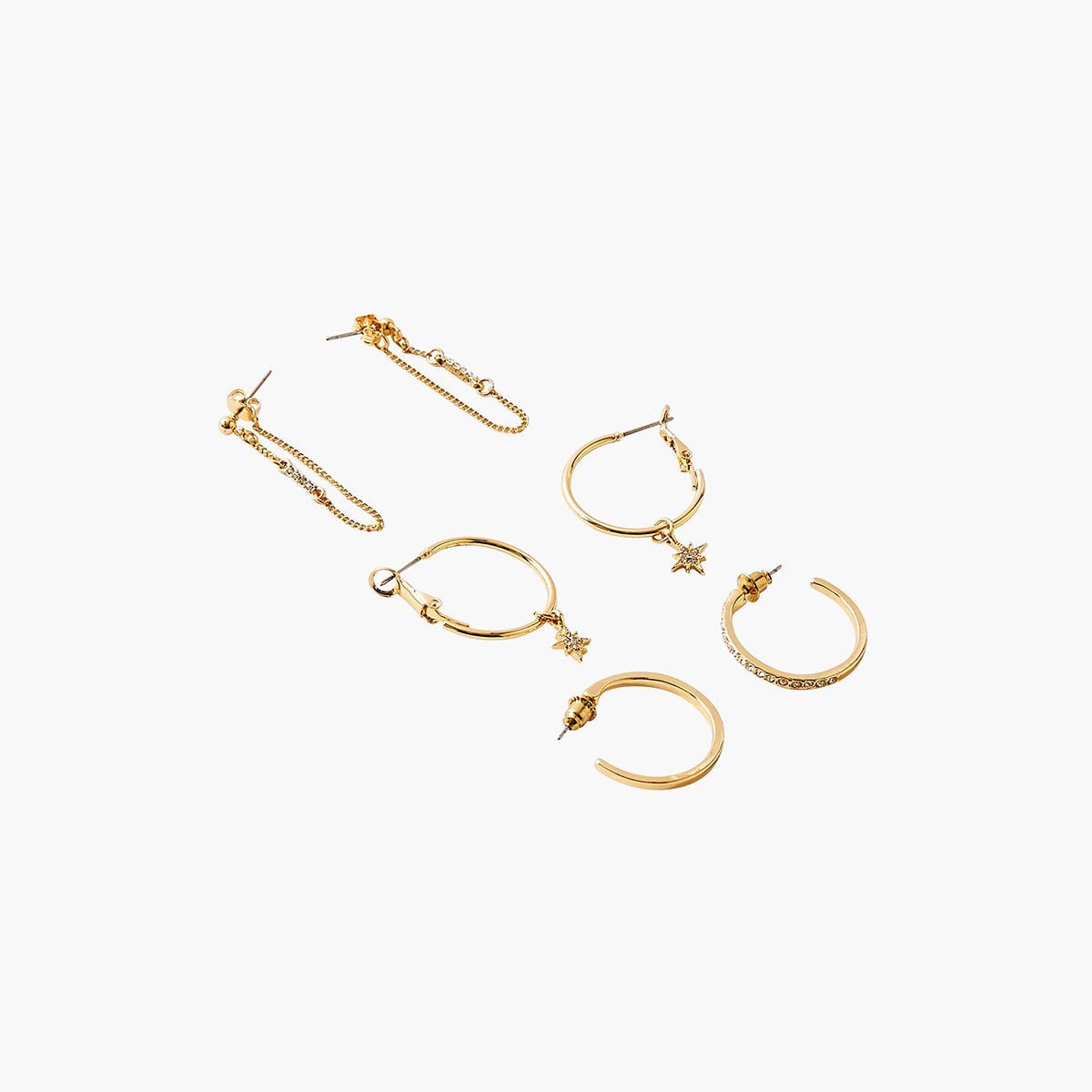 Set de boucles d'oreilles Basic Nude