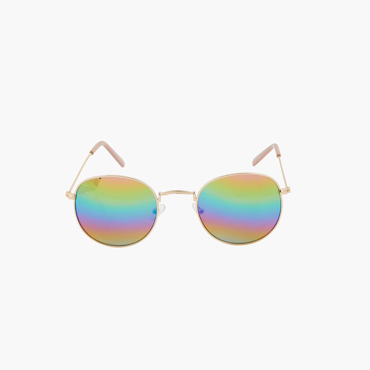 Lunettes de soleil dorées