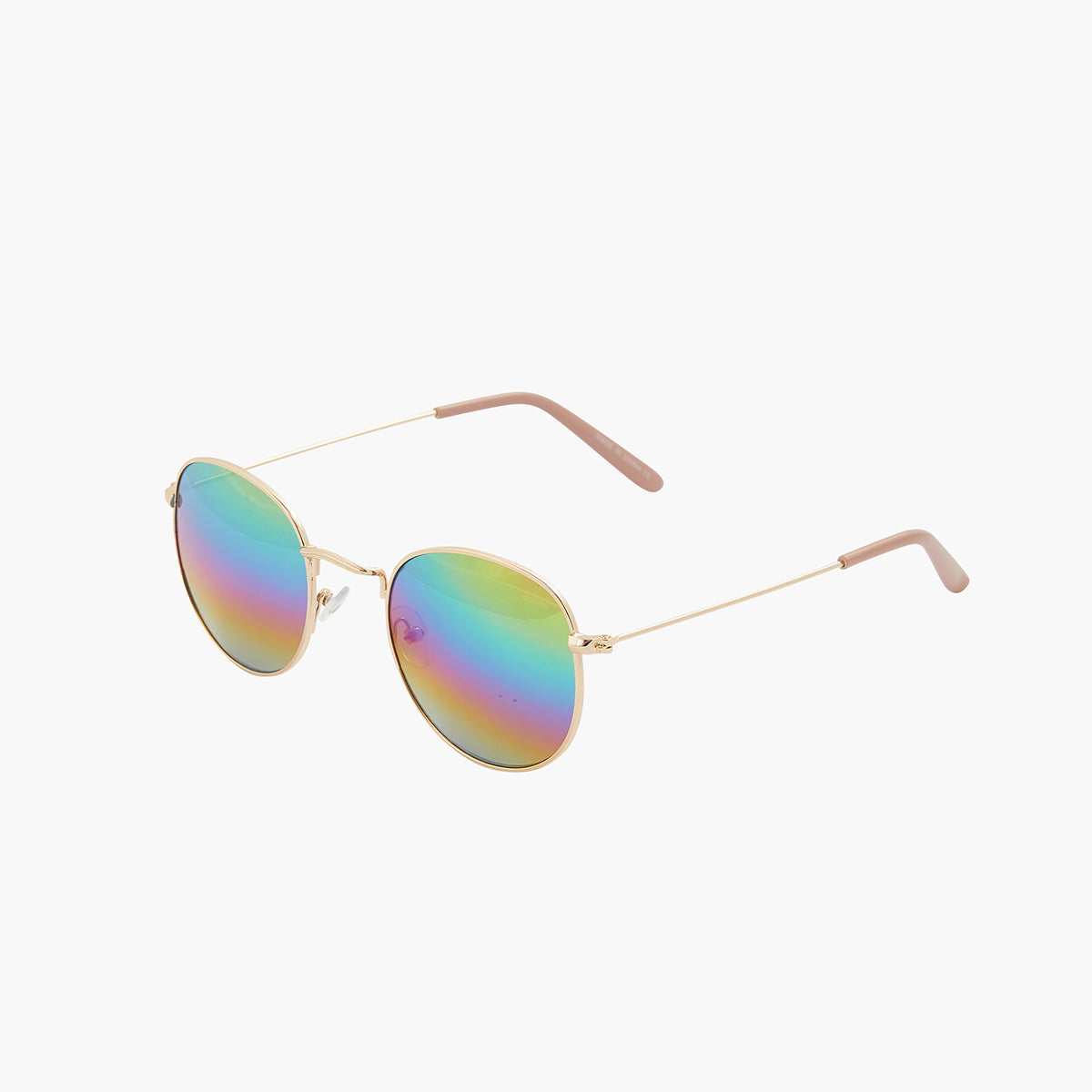 Lunettes de soleil dorées