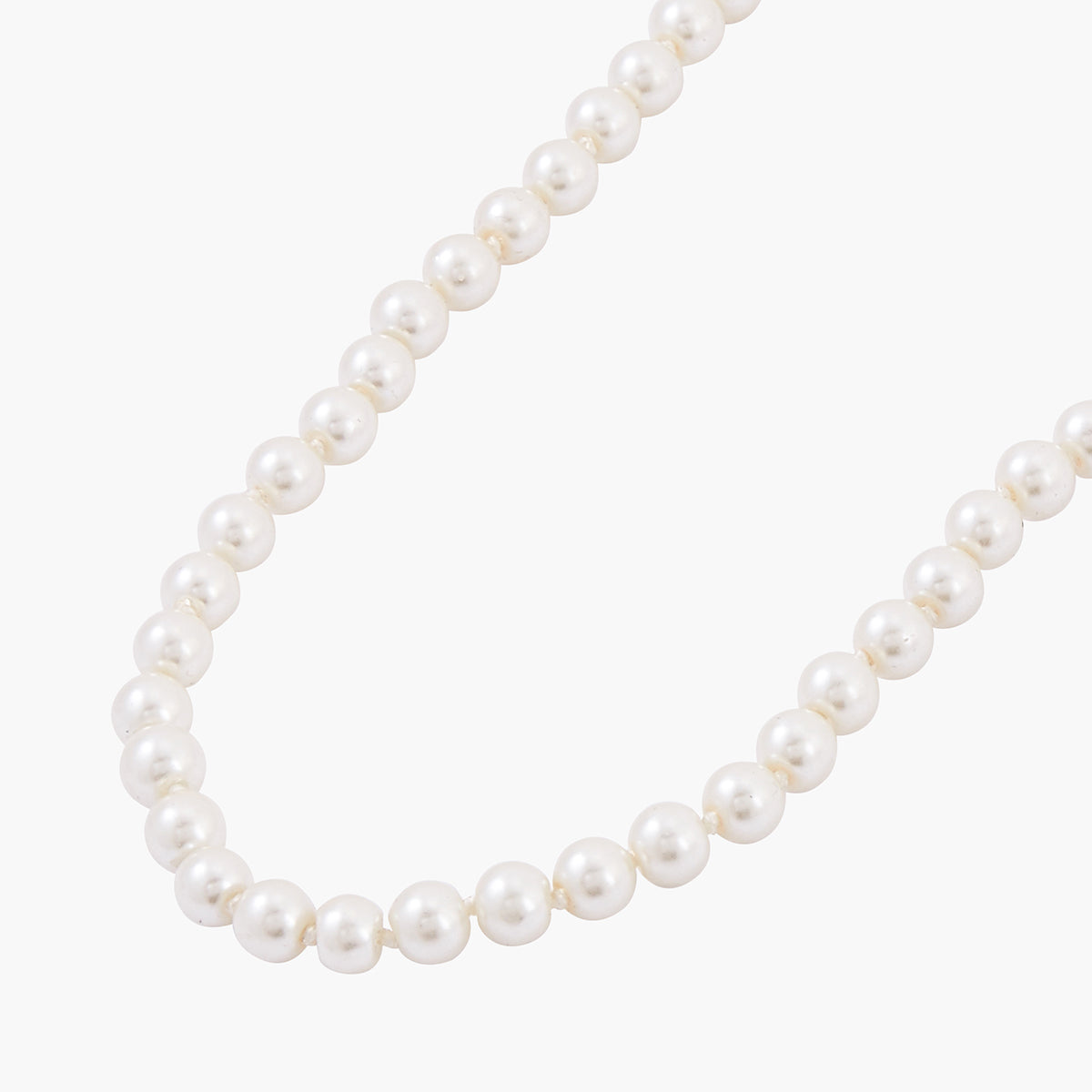 Collier perles d'imitation