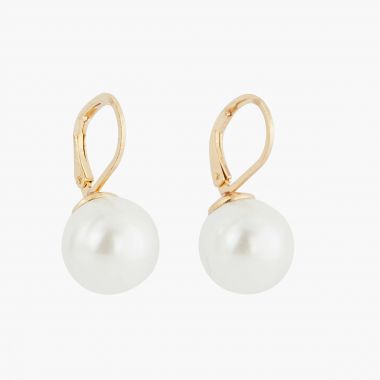 Boucles d'oreilles perle d'imitation Essentiel Perle