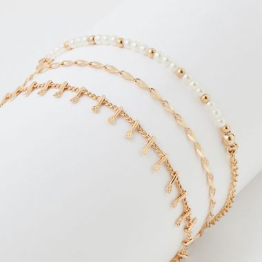 Set de 3 bracelets Essentiel Perle
