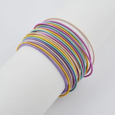 Set de 20 bracelets ressorts Abstract Fun